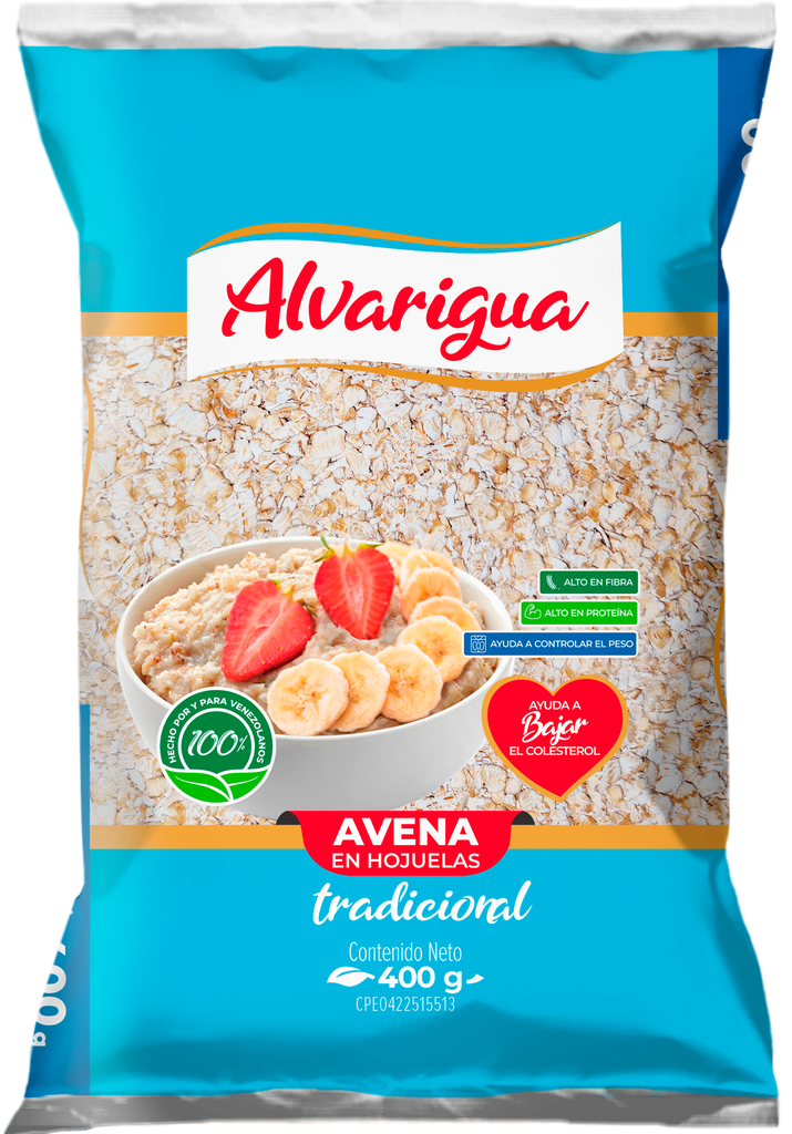 AVENA EN HOJUELAS/TRADICIONAL ALVARIGUA 20X400G (E)