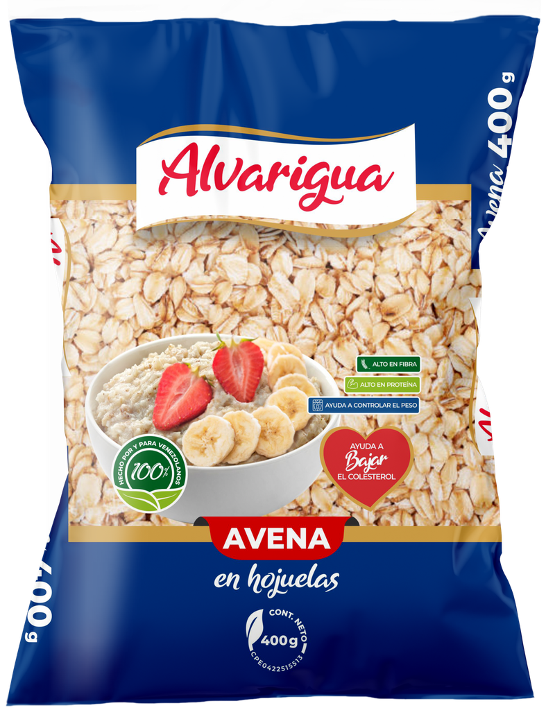 AVENA EN HOJUELAS ALVARIGUA 20X400G (E)